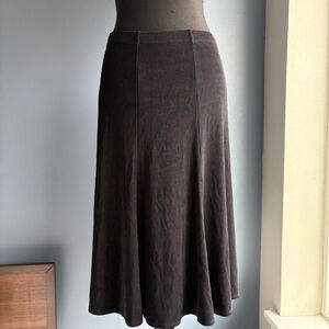NWOT Chico's Black A-Line Midi Travelers Skirt